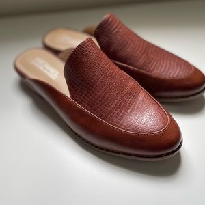 Brown Mule Loafers